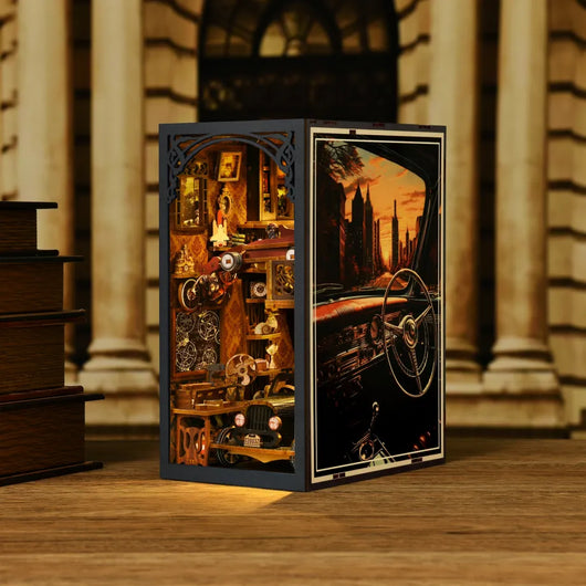 Realm of Machinery DIY Book Nook Kit – Inventor's Archive