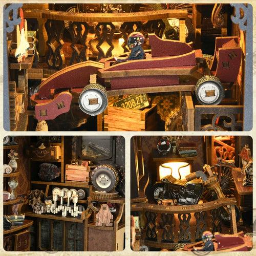 Realm of Machinery DIY Book Nook Kit – Inventor's Archive