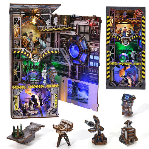 Realm of Cosmic Haven DIY Book Nook Kit – Interstellar Travel