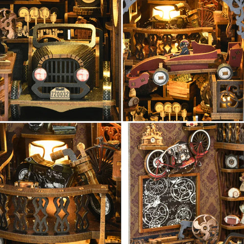 Realm of Machinery DIY Book Nook Kit – Inventor's Archive