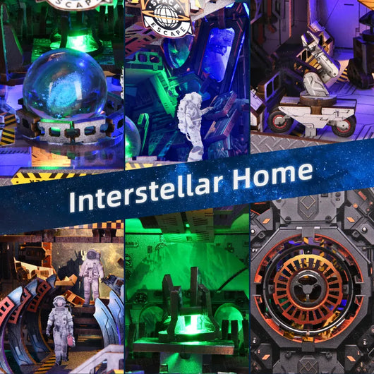 Realm of Cosmic Haven DIY Book Nook Kit – Interstellar Travel