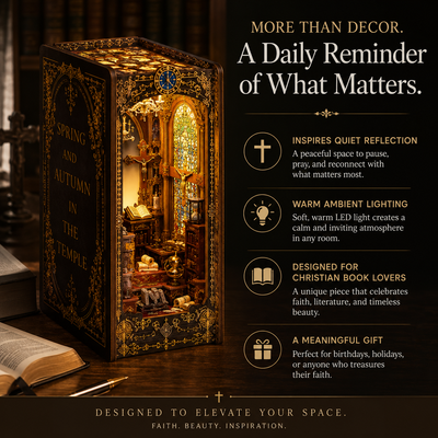 Church of God DIY Book Nook Kit – God's Chapel Edition