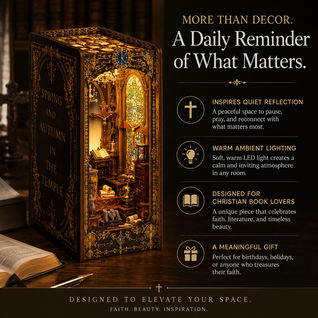 Church of God DIY Book Nook Kit – God's Chapel Edition