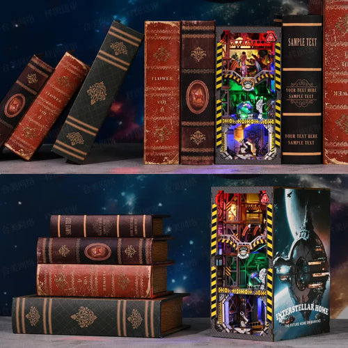 Realm of Cosmic Haven DIY Book Nook Kit – Interstellar Travel