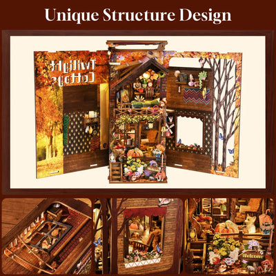 Realm of Twilight DIY Book Nook Kit – Cottage of Dusk