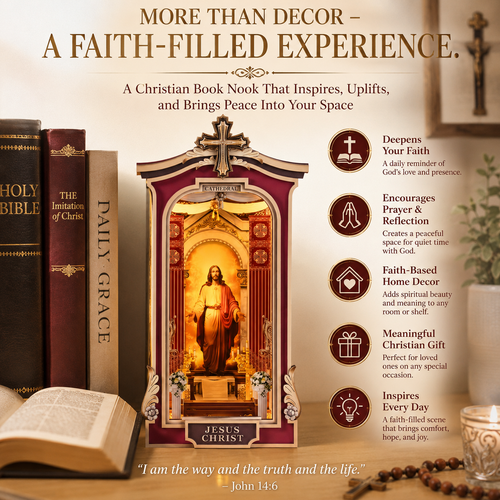 Lamb of God DIY Book Nook Kit – Jesus Saves